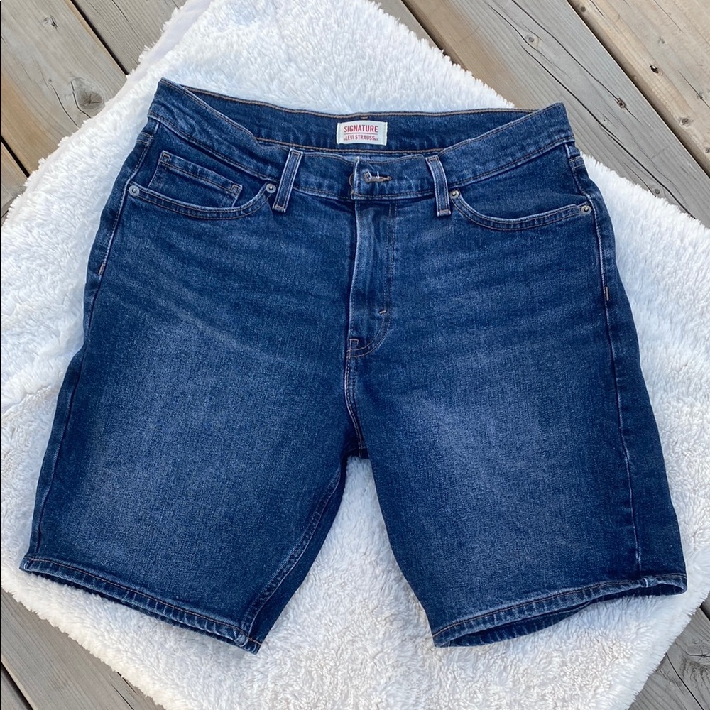 🍄Signature Blue Jean Shorts Classic Style